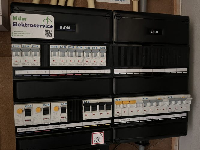 Groepenkast installatie leek